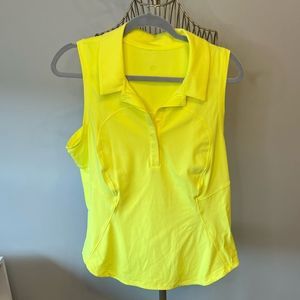 Lululemon Athletica Yellow Tank Top